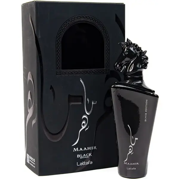 عطر ادکلن ماهر مشکی بلک ادیشن (ماهر مشکی) لطافه اصل | Maahir Black Edition Lattafa Perfume